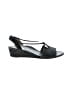 Anyi Lu Black Wedges Size EU 38 1/2 - photo 1