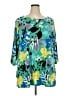 IMAN Teal 3/4 Sleeve T-Shirt Size 2X - photo 1