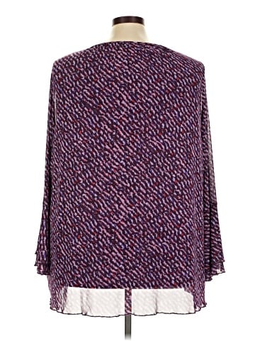 Lane Bryant Outlet 3/4 Sleeve Blouse (view 2)
