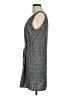 Basic Editions 100% Rayon Print Gray Casual Dress Size M - photo 5