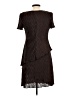 Connected Apparel 100% Polyester Brown Casual Dress Size 10 Petite - photo 2