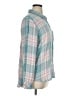 Rails 100% Rayon Plaid Teal Long Sleeve Button-Down Shirt Size XL - photo 4