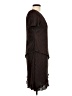 Connected Apparel 100% Polyester Brown Casual Dress Size 10 Petite - photo 4