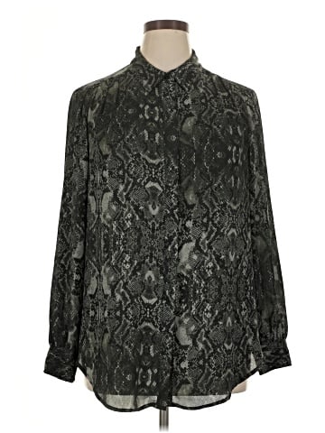 INC International Concepts Long Sleeve Blouse (view 1)
