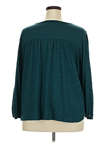 Max Studio Long Sleeve Henley (view 2)
