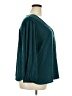 Max Studio Teal Long Sleeve Henley Size 3X - photo 4