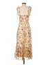 City Studio 100% Polyester Floral Tan Cocktail Dress Size S - photo 2