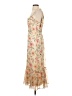 City Studio 100% Polyester Floral Tan Cocktail Dress Size S - photo 5