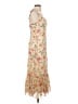 City Studio 100% Polyester Floral Tan Cocktail Dress Size S - photo 4