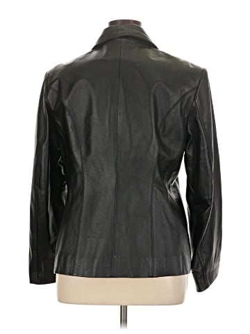 Evan Picone Leather Jacket (view 2)
