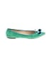 J.Crew Color Block Green Flats Size 8 1/2 - photo 1