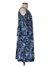 MSK Paisley Blue Casual Dress Size M - photo 4