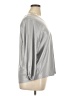 IMAN Metallic Silver 3/4 Sleeve Top Size XL - photo 4
