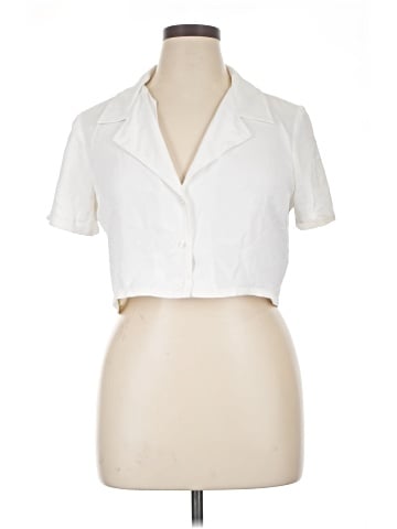 Calvin Klein Short Sleeve Blouse (view 1)