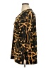 VERTIGO Animal Print Gold Long Sleeve Blouse Size XL - photo 5