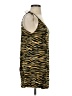 Motel 100% Viscose Gold Sleeveless Top Size XS - photo 4