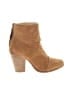 Rag & Bone 100% Leather Solid Tan Ankle Boots Size EU 38 1/2 - photo 1