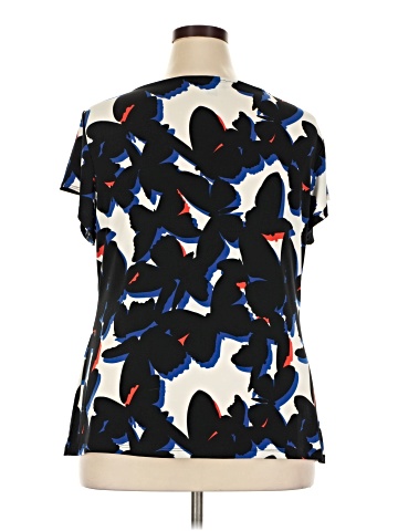 Worthington Short Sleeve Blouse (view 2)