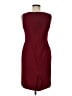 Talbots 100% Polyester Solid Burgundy Cocktail Dress Size 6 - photo 2