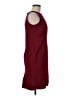 Talbots 100% Polyester Solid Burgundy Cocktail Dress Size 6 - photo 4