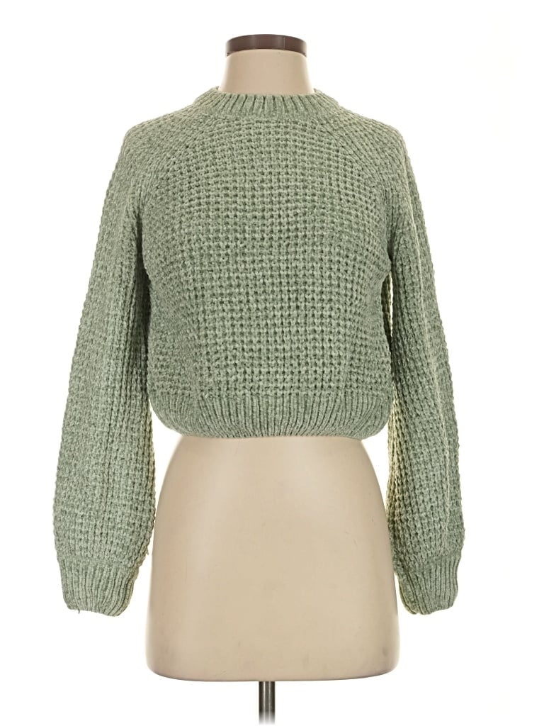 Pre-owned Altar'd State Pullover Sweater In Green