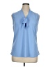 Kasper 100% Polyester Blue Sleeveless Blouse Size XL - photo 1