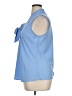 Kasper 100% Polyester Blue Sleeveless Blouse Size XL - photo 5