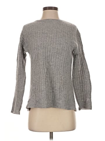 Aqua Cashmere Pullover Sweater (view 1)