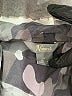 Natural Reflections 100% Rayon Camo Gray Long Sleeve Blouse Size M - photo 7