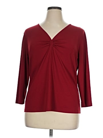Apostrophe 3/4 Sleeve Top (view 2)