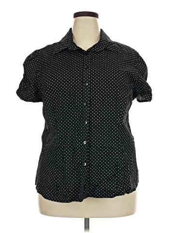 Lane Bryant Short Sleeve Button-Down Shirt (view 1)