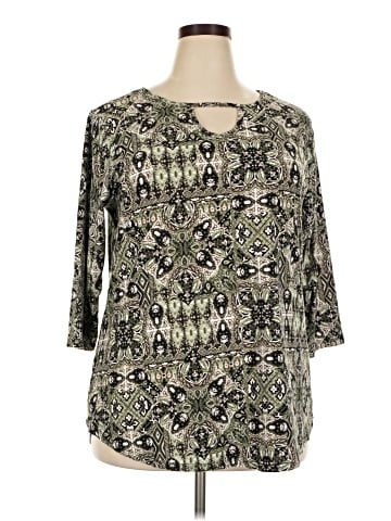 Bobbie Brooks 3/4 Sleeve T-Shirt (view 1)