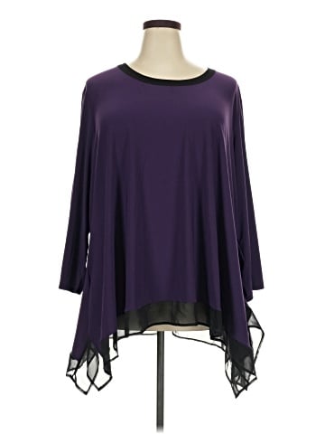 Cato 3/4 Sleeve Blouse (view 1)
