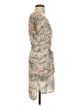 French Connection 100% Polyester Print Gray Casual Dress Size 0 - photo 4