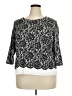 Talbots Black 3/4 Sleeve Blouse Size 3X Petite - photo 1