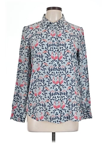 Boden Long Sleeve Silk Top (view 1)
