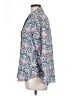 Boden 100% Silk Paisley Blue Long Sleeve Silk Top Size 10 - photo 5