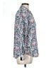 Boden 100% Silk Paisley Blue Long Sleeve Silk Top Size 10 - photo 4