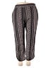 Investments Print Black Casual Pants Size XL - photo 1
