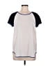 Katherine Barclay 100% Polyester Color Block White Short Sleeve Top Size M - photo 1