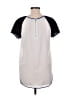 Katherine Barclay 100% Polyester Color Block White Short Sleeve Top Size M - photo 2