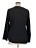 Ann Taylor 100% Polyester Black Long Sleeve Blouse Size XL - photo 2