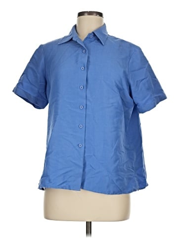 Lands' End Short Sleeve Blouse (view 1)