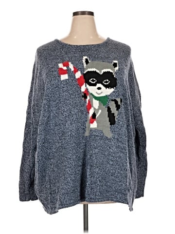 Woman Within Pullover Sweater (view 1)