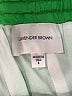 Lavender Brown 100% Polyester Green Skort Size S - photo 3