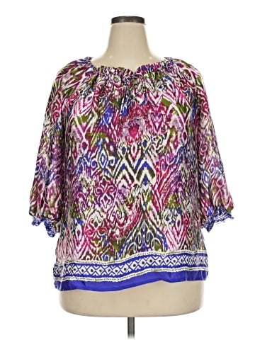 Investments 3/4 Sleeve Blouse (view 1)