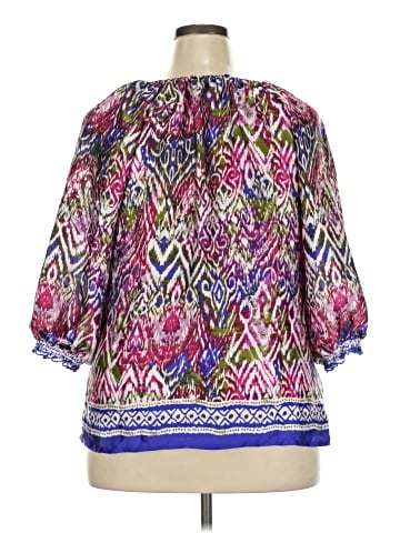 Investments 3/4 Sleeve Blouse (view 2)