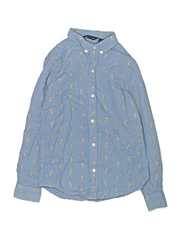 Janie and Jack Long Sleeve Button-Down Shirt (view 1)