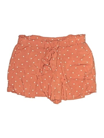 Madewell Drapey Pull-On Shorts in Polka Dot (view 1)