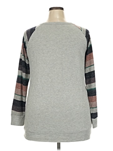 Pink Clover Pullover Sweater (view 2)